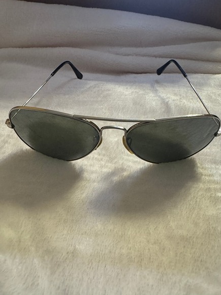 Vintage Ray-Ban B&L Aviator Silver USA w/ Case Authentic - Picture 5 of 5
